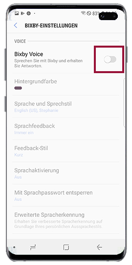 Bixby deaktivieren - Schritt 8 - Bixby deaktiviert
