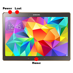 Hard Reset Samsung Tab S T800/T805