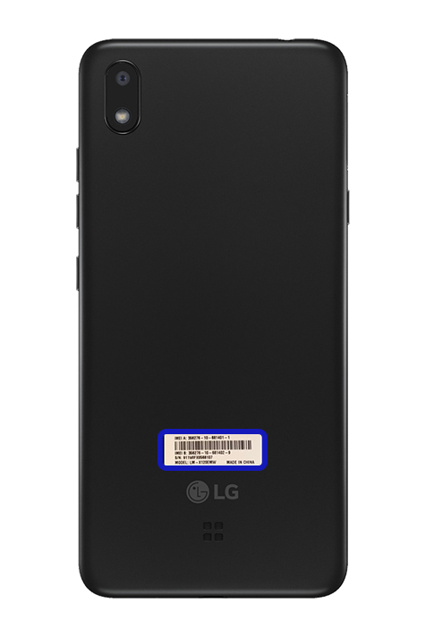 LG Smartphone Rückseite Seriennummer